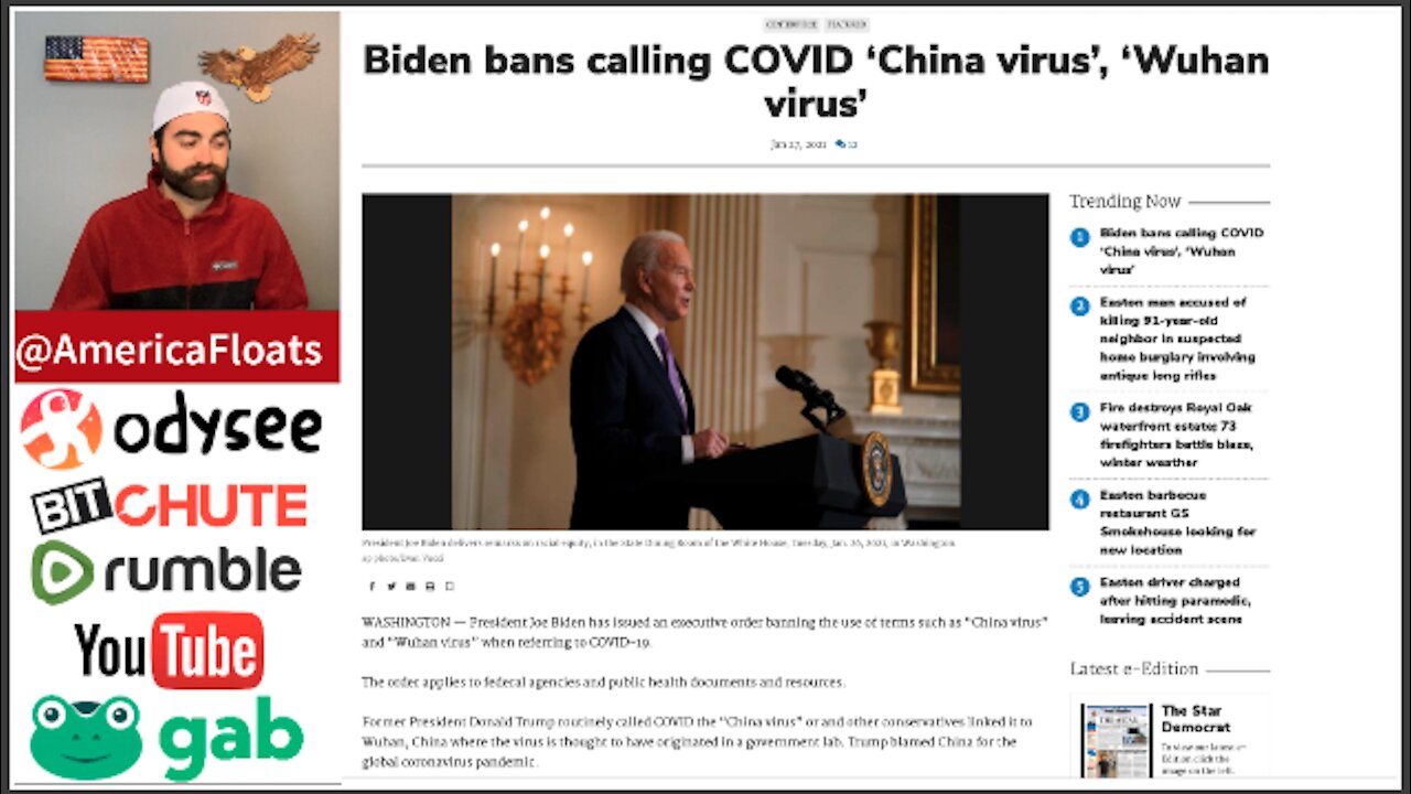 'China Virus' BANNED, 'UK, South African, & Brazilian Variant' TOTALLY FINE To Say!