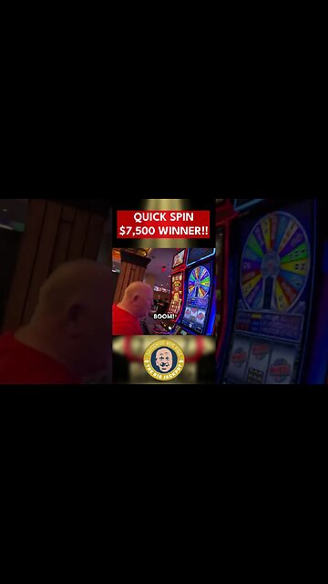 QUICK SPIN $7,500 WINNER #shorts
