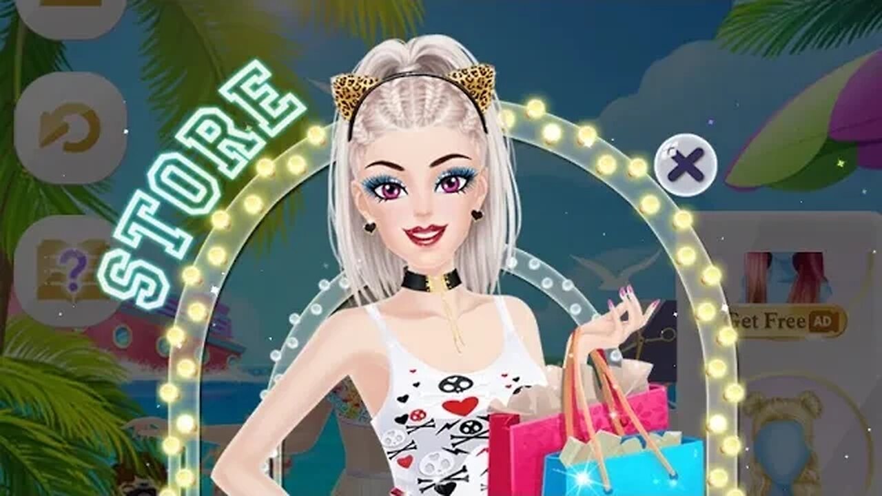 it girl make up dress me princess