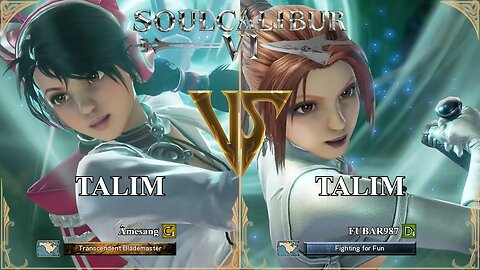 SoulCalibur VI — Amesang (Talim) VS FUBAR987 (Talim) | Xbox Series X Ranked