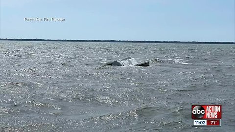 Boat rescue in Pasco County