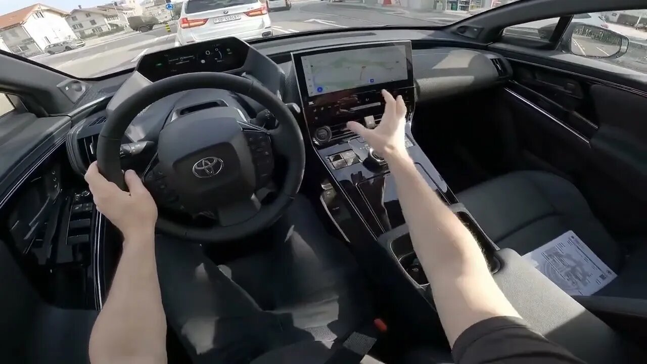 17 %%%%% New Toyota BZ4X Test Drive POV 2023