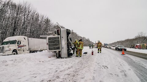 Accident Coteau-du-Lac 21 janvier