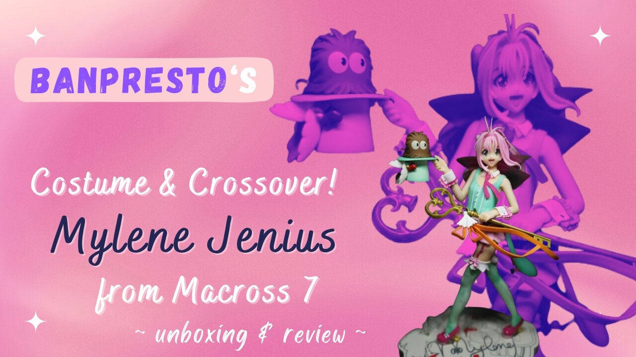 Banpresto Macross 7 30th Anniversary SQ Figure Mylene Jenius unboxing! #animefigure #unboxing