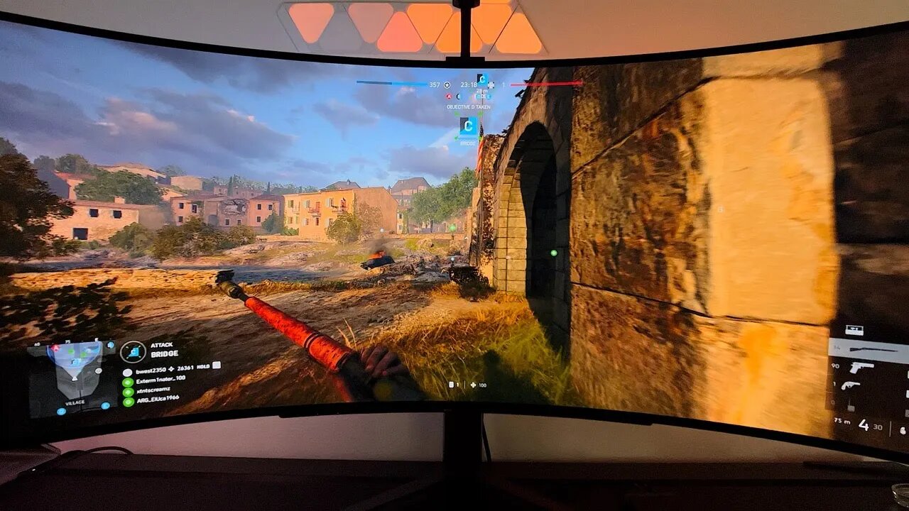 Battlefield 5 is so addicting right now... PC Gameplay with Nanoleaf 4D setup!