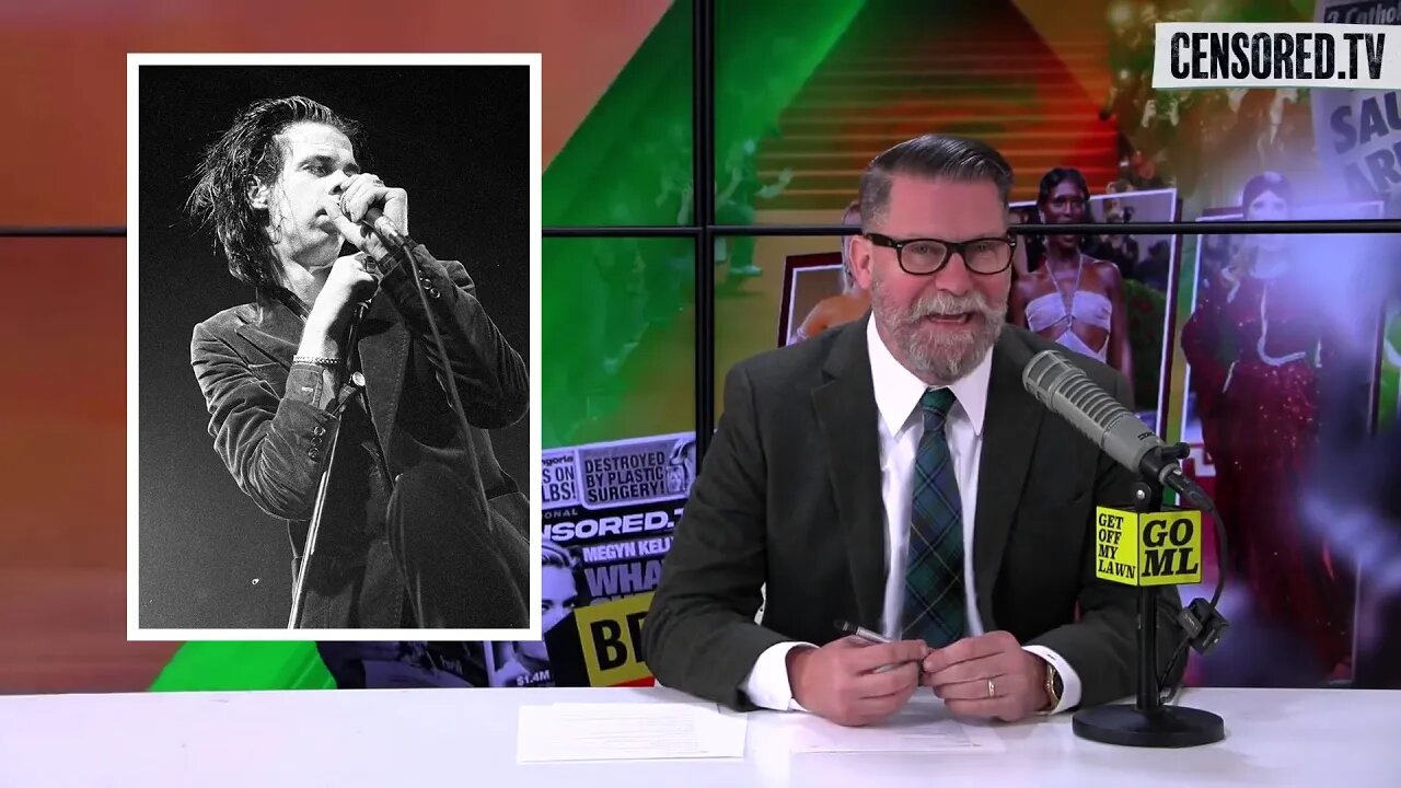 Gavin McInnes performs a Nick Cave song written by Artificial Intelligence