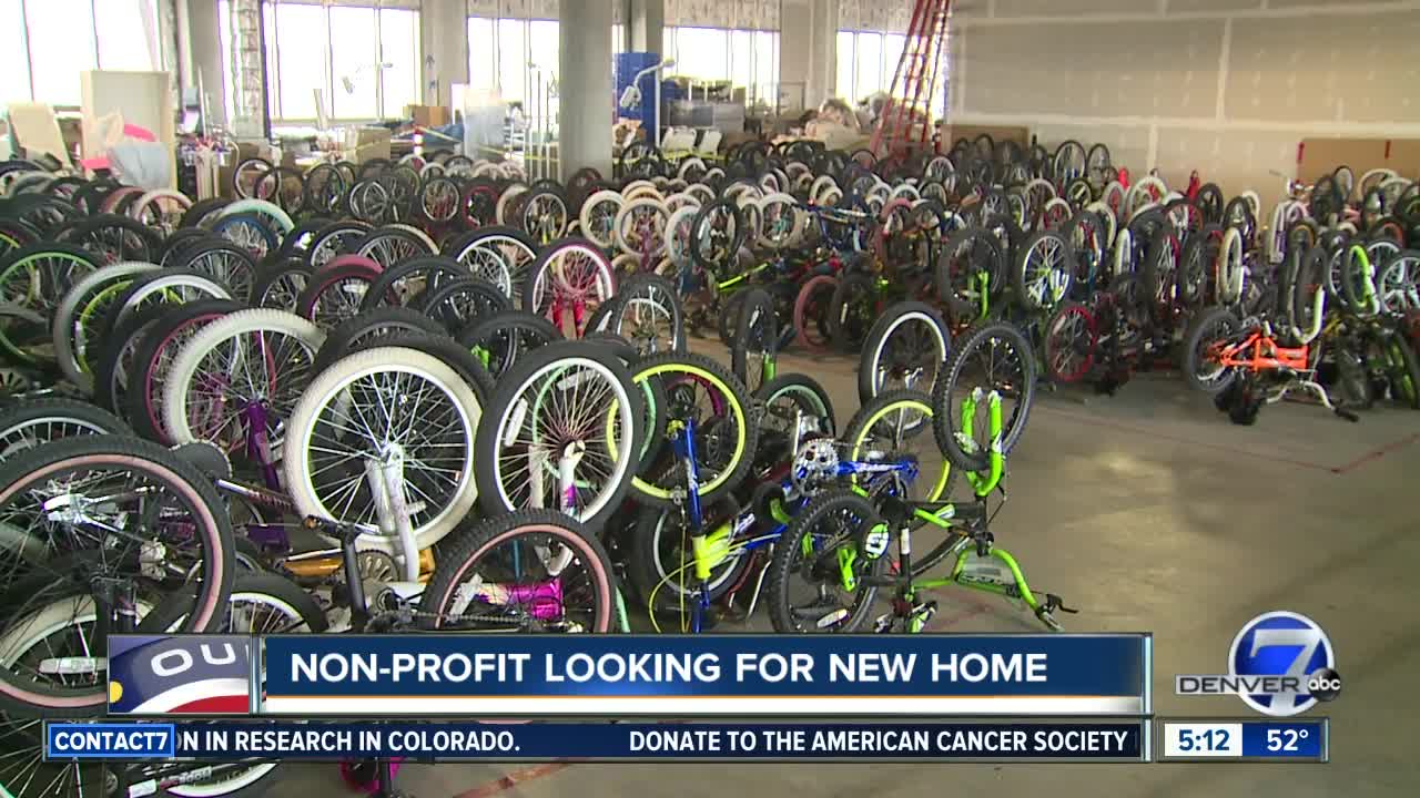 Recycled bikes nonprofit in need of new space to continue giving bikes to low income kids