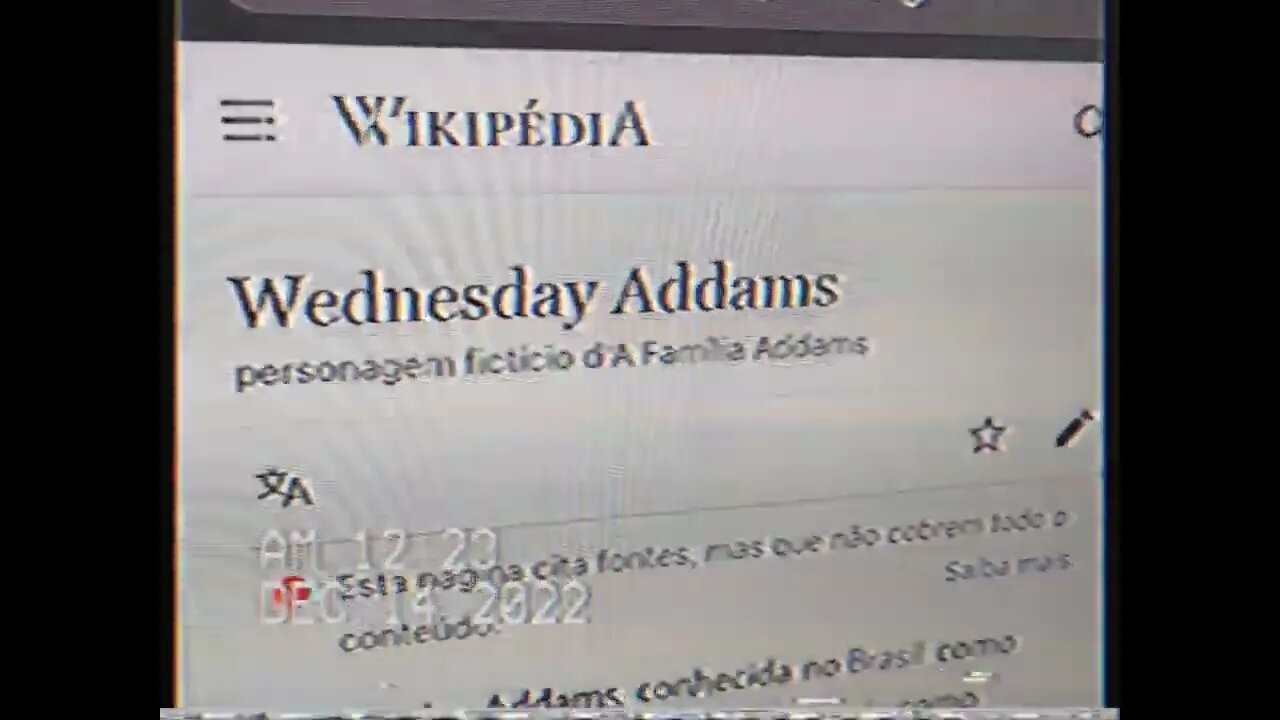 Wandinha em Portugal???