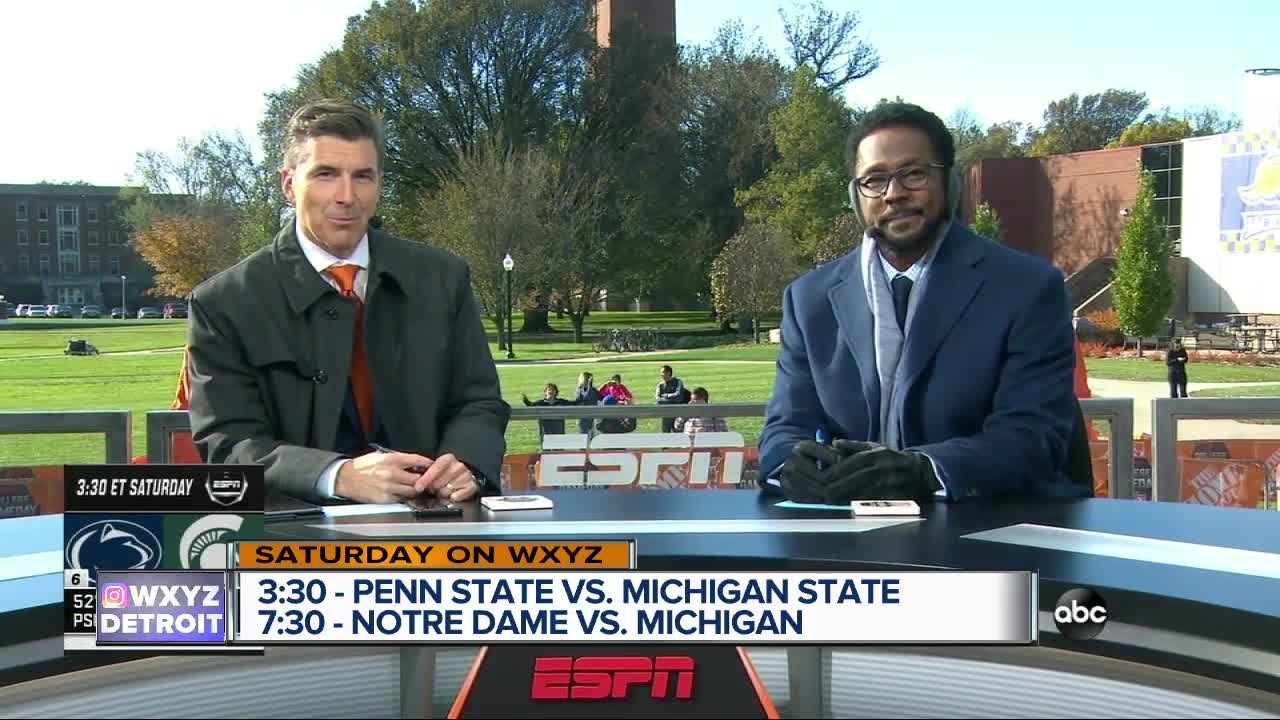 Desmond Howard turns into a meteorologist in predicting Michigan and MSU games