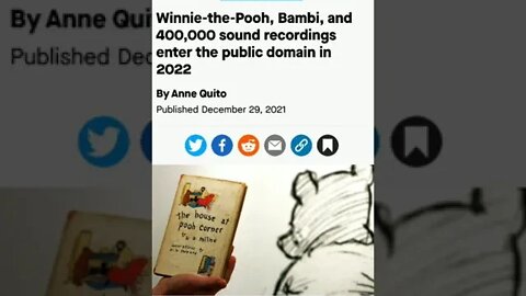 WINNIE THE POOH AND BAMBI ARE NOW PUBLIC DOMAIN