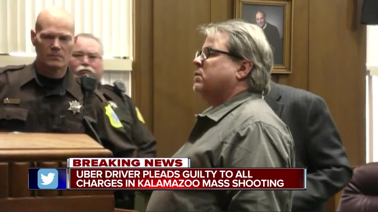 Uber driver pleads guilty to all charges in Kalamazoo mass shooting