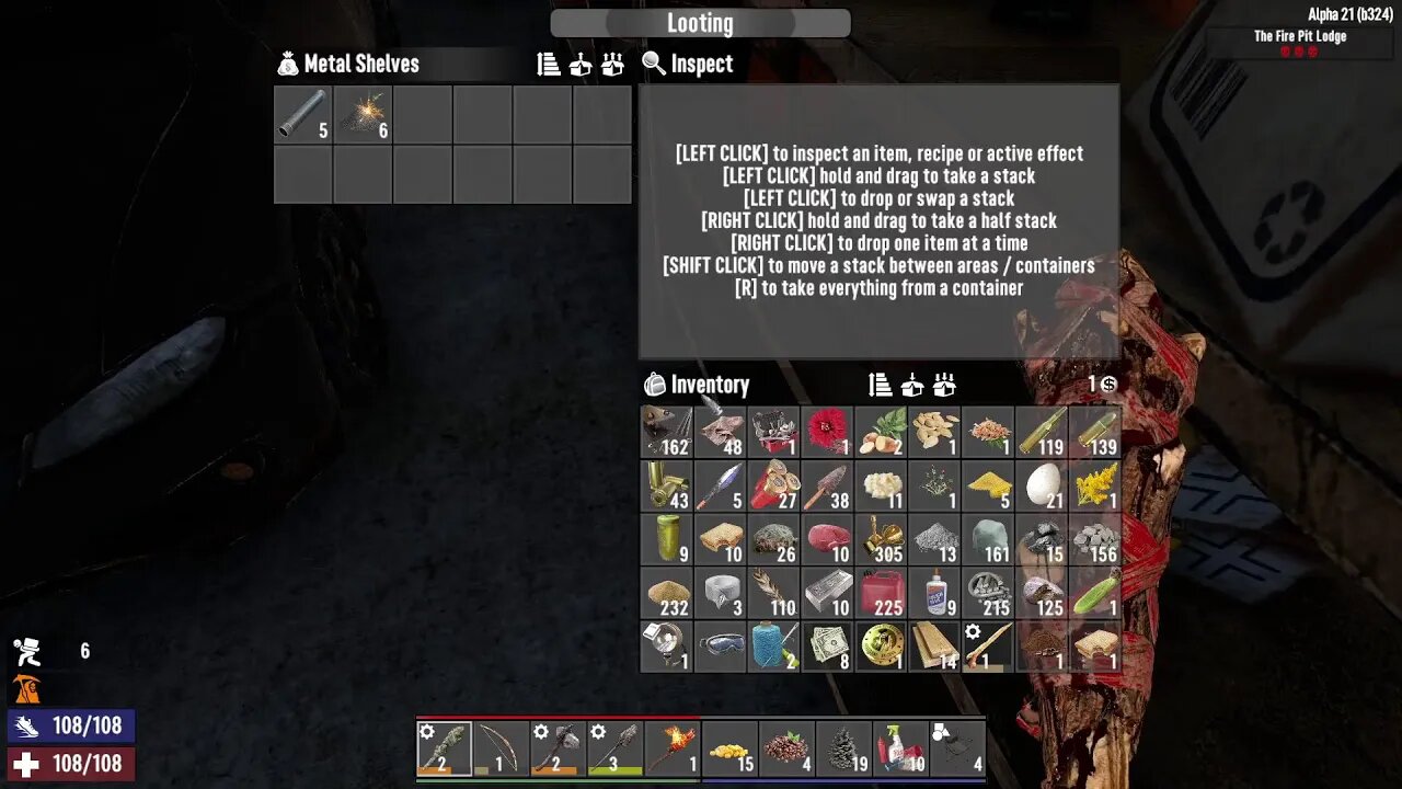 Lets go looting some more in 7 Days to Die and then maybe at some point get to Building