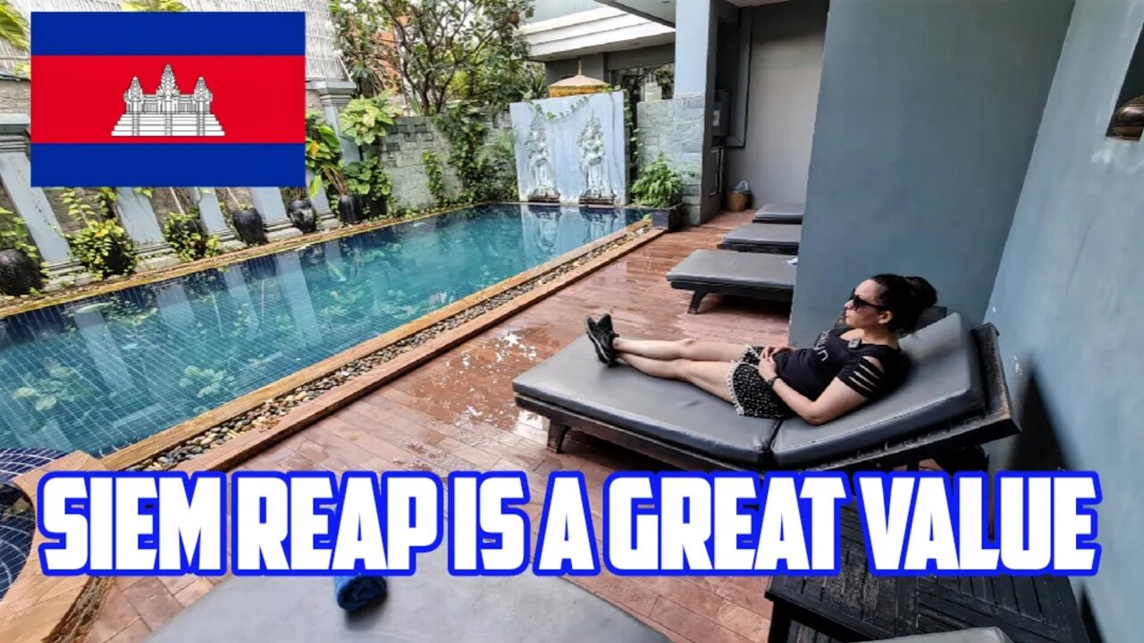 Cheap Hotel Tour Siem Reap Cambodia 🇰🇭