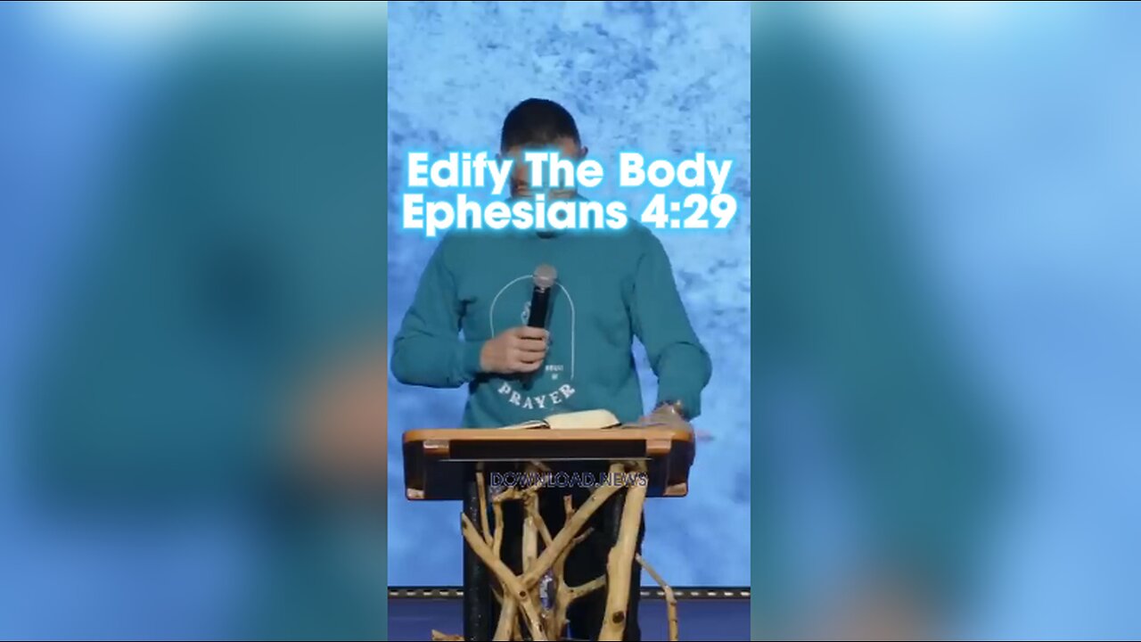 Pastor Greg Locke: Let no unwholesome word come out of your mouth, but if there is any good word for edification according to the need of the moment, say that, so that it will give grace to those who hear, Ephesians 4:29 - 11/8/23