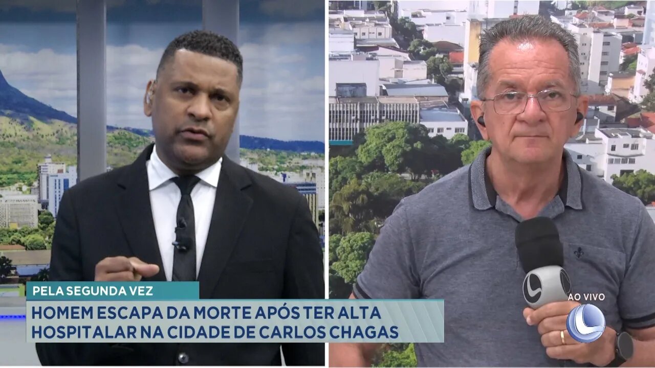 Pela Segunda Vez: Homem Escapa da Morte após ter Alta Hospitalar na Cidade de Carlos Chagas.