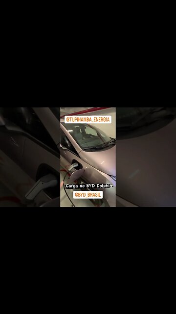 Carregando BYD Dolphin pela primeira vez #mobilidadeeletrica #carregamento #elétrico #byd #dolphin