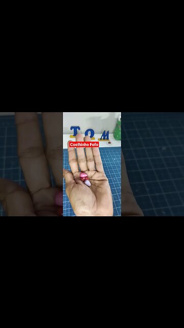 Coelhinho Fofo na cestinha, monte você mesmo #shorts #diy #artesanato #biscuit