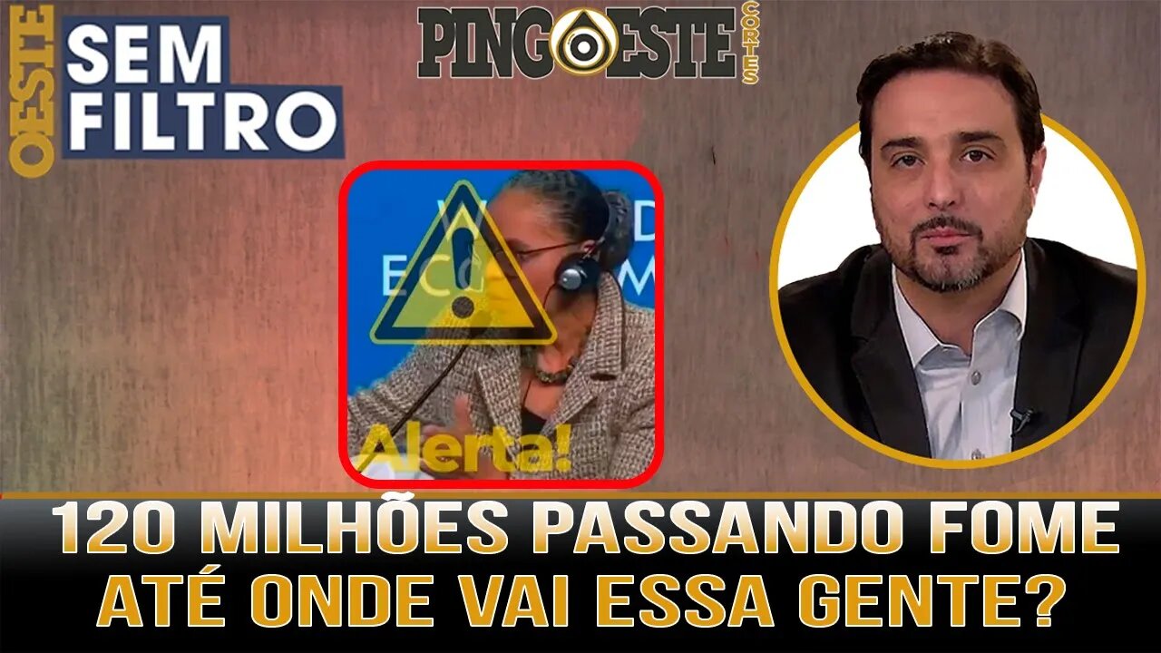 Em Davos Marina Silva fala que temos 120 milhões passando fome [SILVIO NAVARRO]