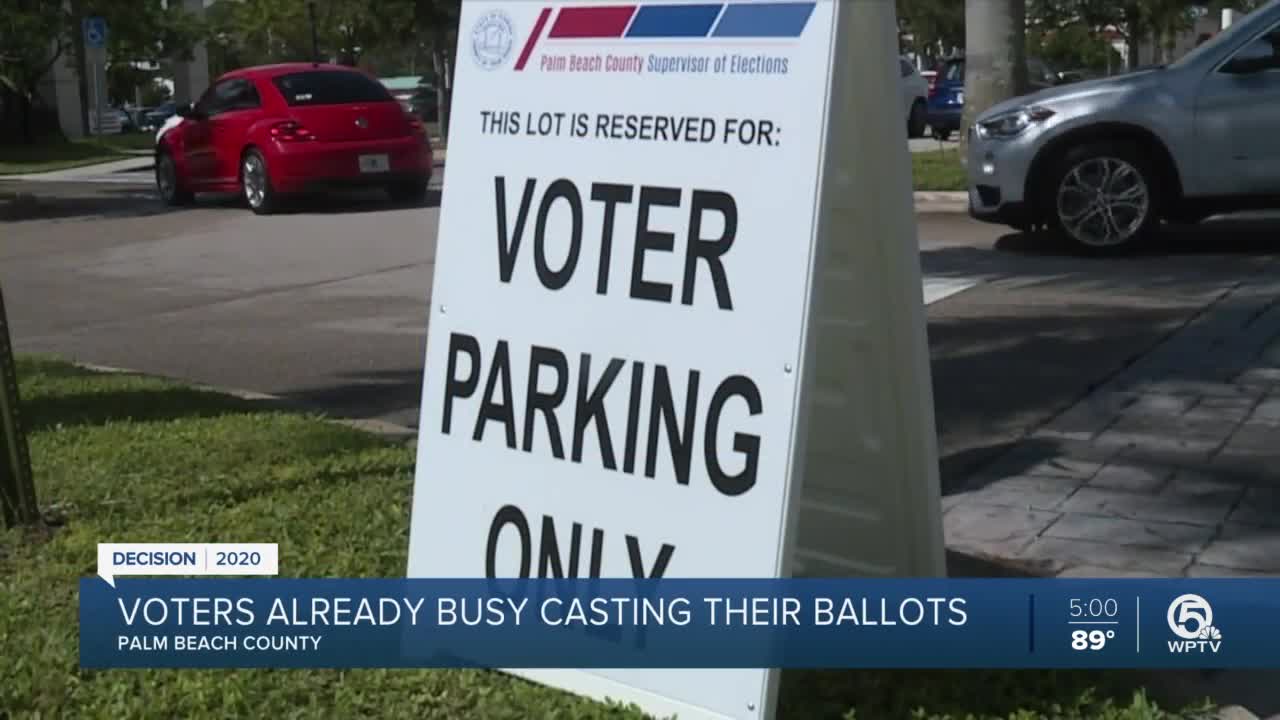 Palm Beach County mail-in ballots being returned early, in big numbers