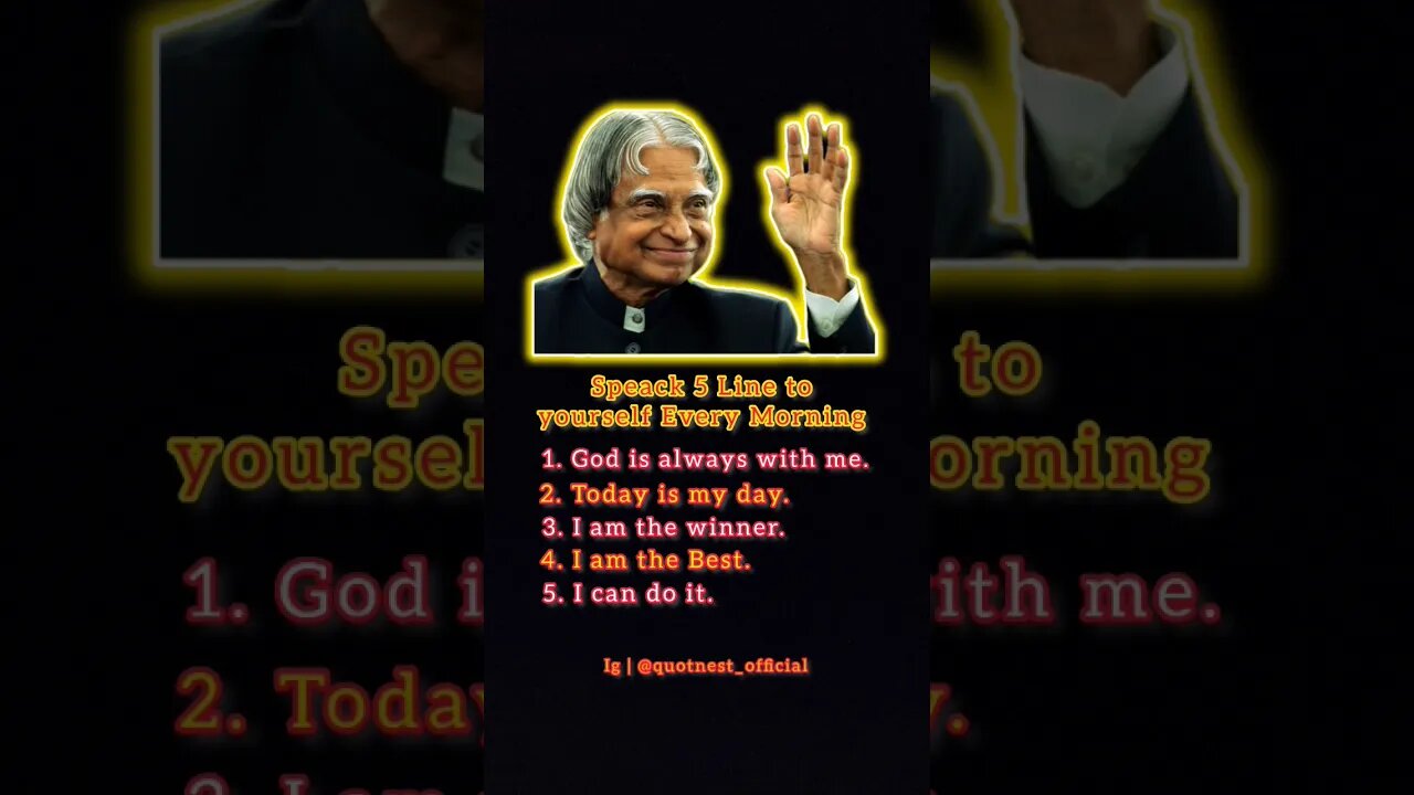 Quotes By APJ ABDUL KALAM SIR | 5 LIFE-CHANGING LINE | #quotnest #apjabdulkalam #apj_abdul_kalam