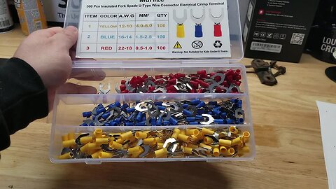 Insulated Fork Spade U-Type Crimp Wire Connectors Kit By Muhize