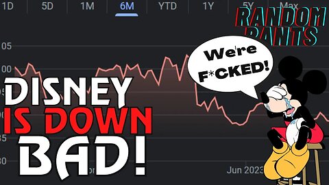 Random Rants: WOKE DISNEY CRISIS! This Company CAN'T MAKE MONEY! Stock Price CRATERS To 9-Year Low!