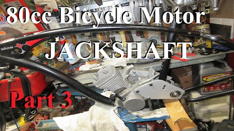 80cc 2 Stroke Bicycle Motor w/Jackshaft Kit Part 3