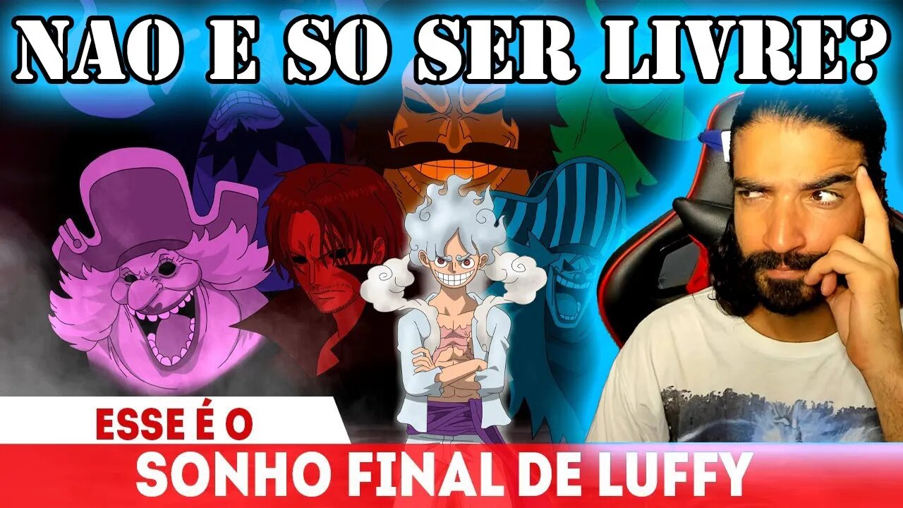 YERIK REACT - O SONHO DE CADA YONKO REVELA O SONHO FINAL DE LUFFY E ROGER - ONE PIECE