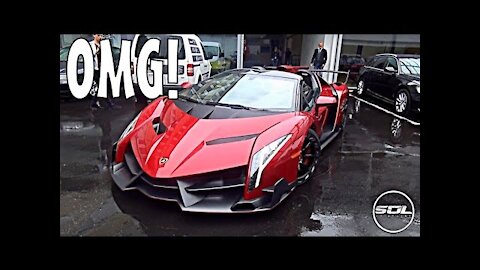 £3.4 Million Lamborghini Veneno Roadster: SPACESHIP SUPERCAR!