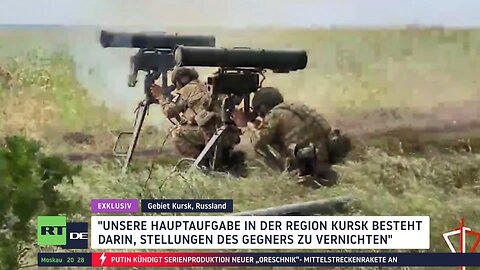 Exklusiv aus Gebiet Kursk: Russische Nationalgarde im Einsatz