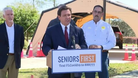 Gov. Ron DeSantis announces pop-up vaccine site in Ocala (16 minutes)