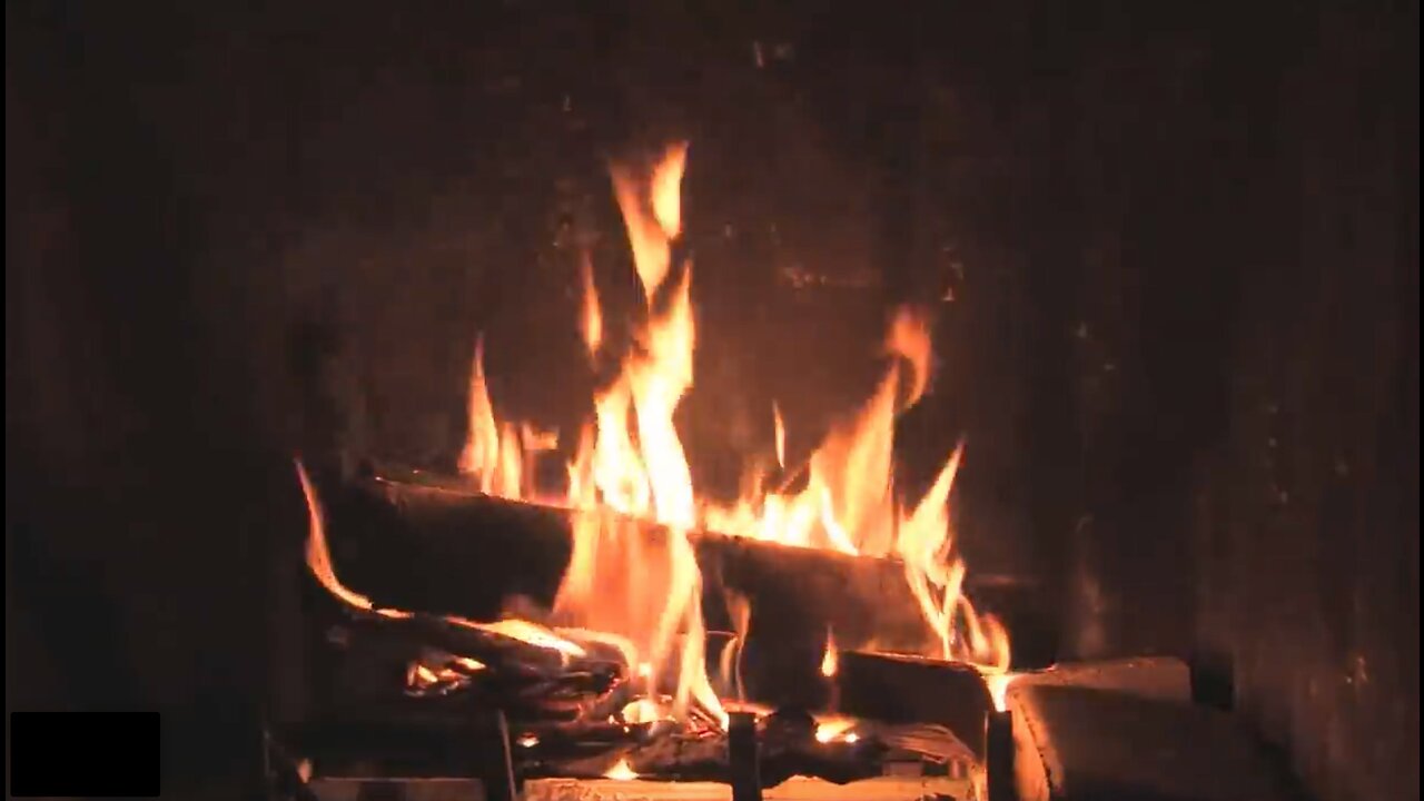 Relaxing Fireplace Sounds - Burning Fireplace & Crackling Fire Sounds (NO MUSIC)