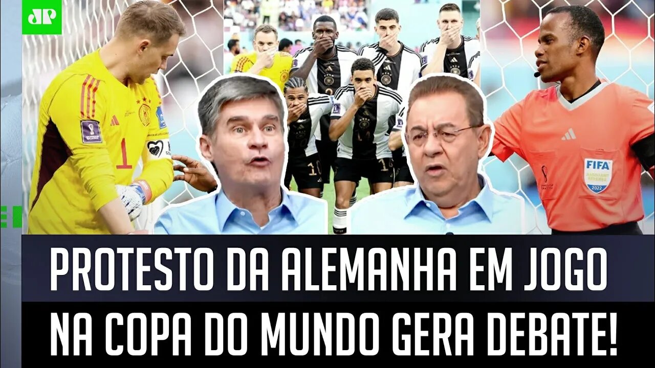 "Cara, NÃO ADIANTA agora..." Alemanha FAZ PROTESTO na Copa do Mundo e gera DEBATE!