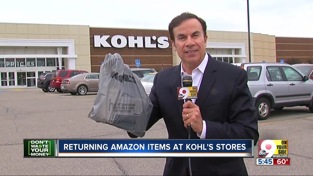 Amazon items can be returned to Kohl's