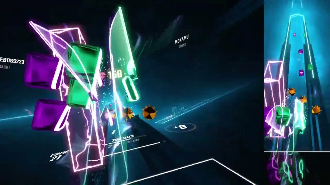 (beat saber mp) t+pazolite ft. nanahira - party in the hollowood [mapper: that_narwhal]