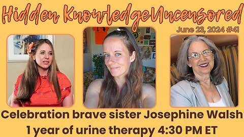 Interview Brave Sister Josephine Walsh, 1 year of Urine Therapy