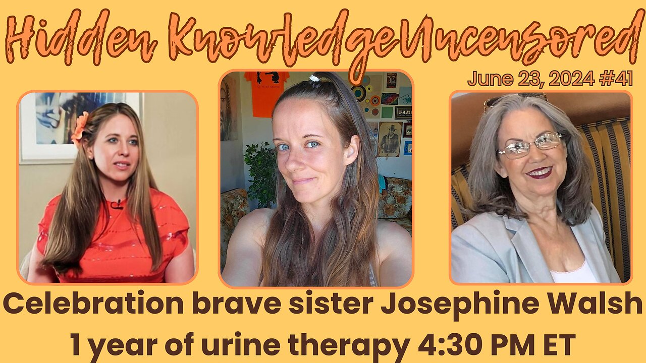 Interview Brave Sister Josephine Walsh, 1 year of Urine Therapy