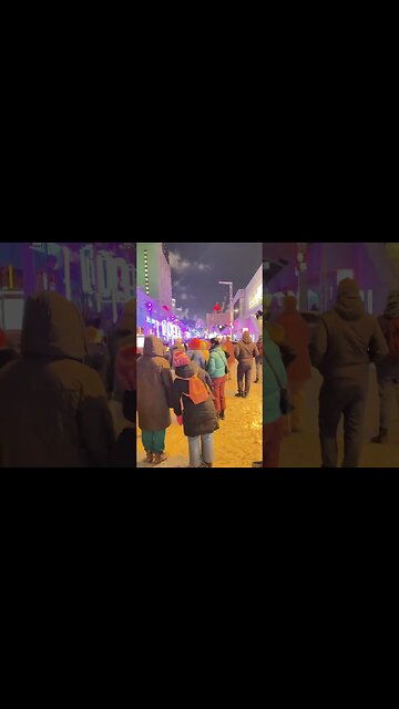 Montréal En Lumière Freezing night