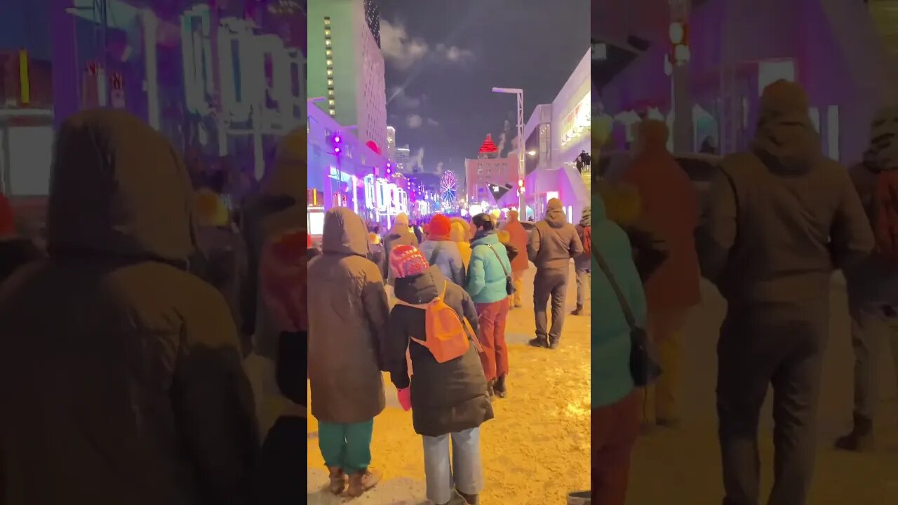 Montréal En Lumière Freezing night