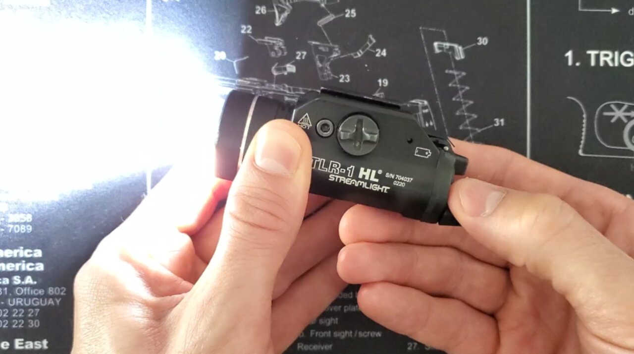 How to turn off STROBE for the Steamlight TLR-1 HL