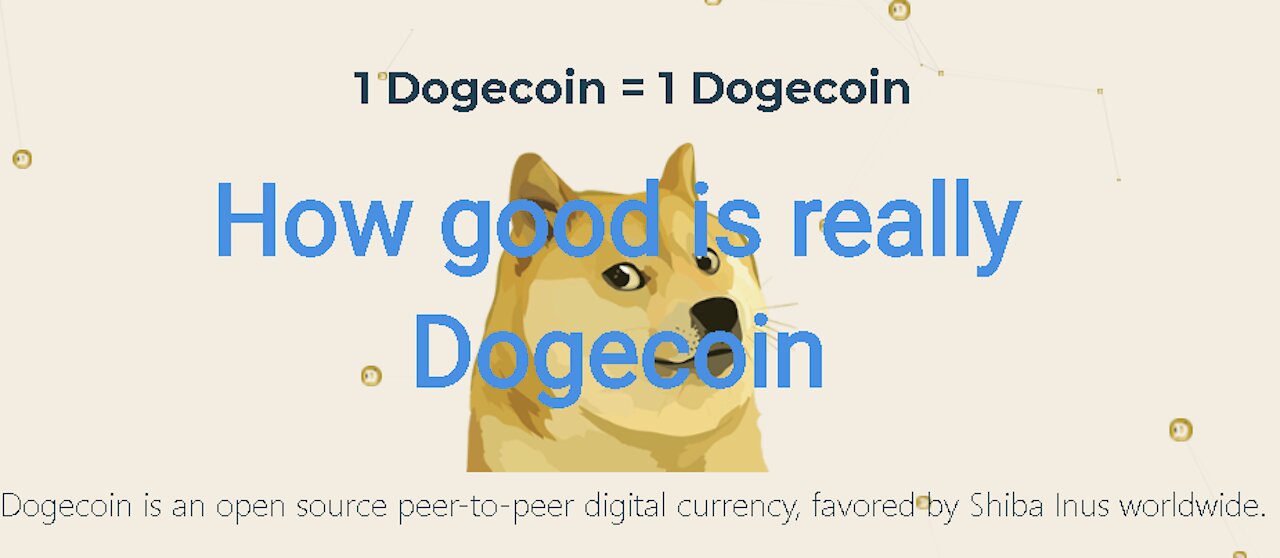 How good is really Dogecoin ?