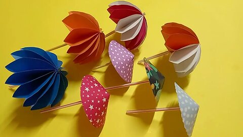 SOMBRINHAS DE PAPEL PARA DRINKS/FAÇA VOCÊ MESMO/DIY!