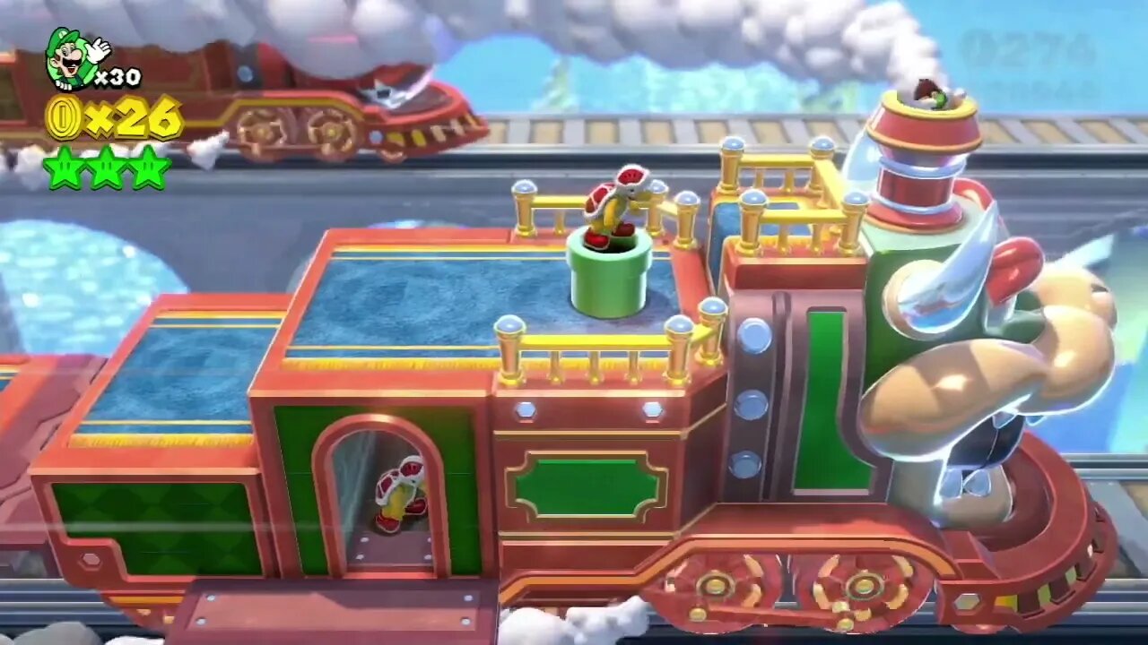 Super Mario 3D World (Wii U) | World 3-Train - The Bullet Bill Express | Episode 22 | Let’s Play