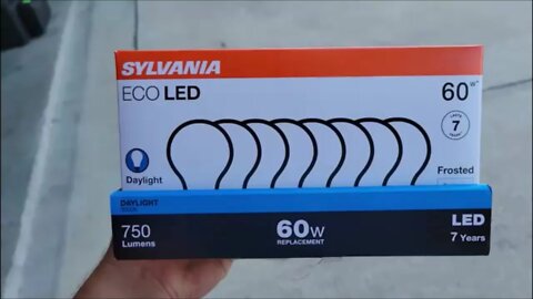 SYLVANIA ECO LED A19 Light Bulb, 60W Equivalent, Efficient 9W, 24 Pack