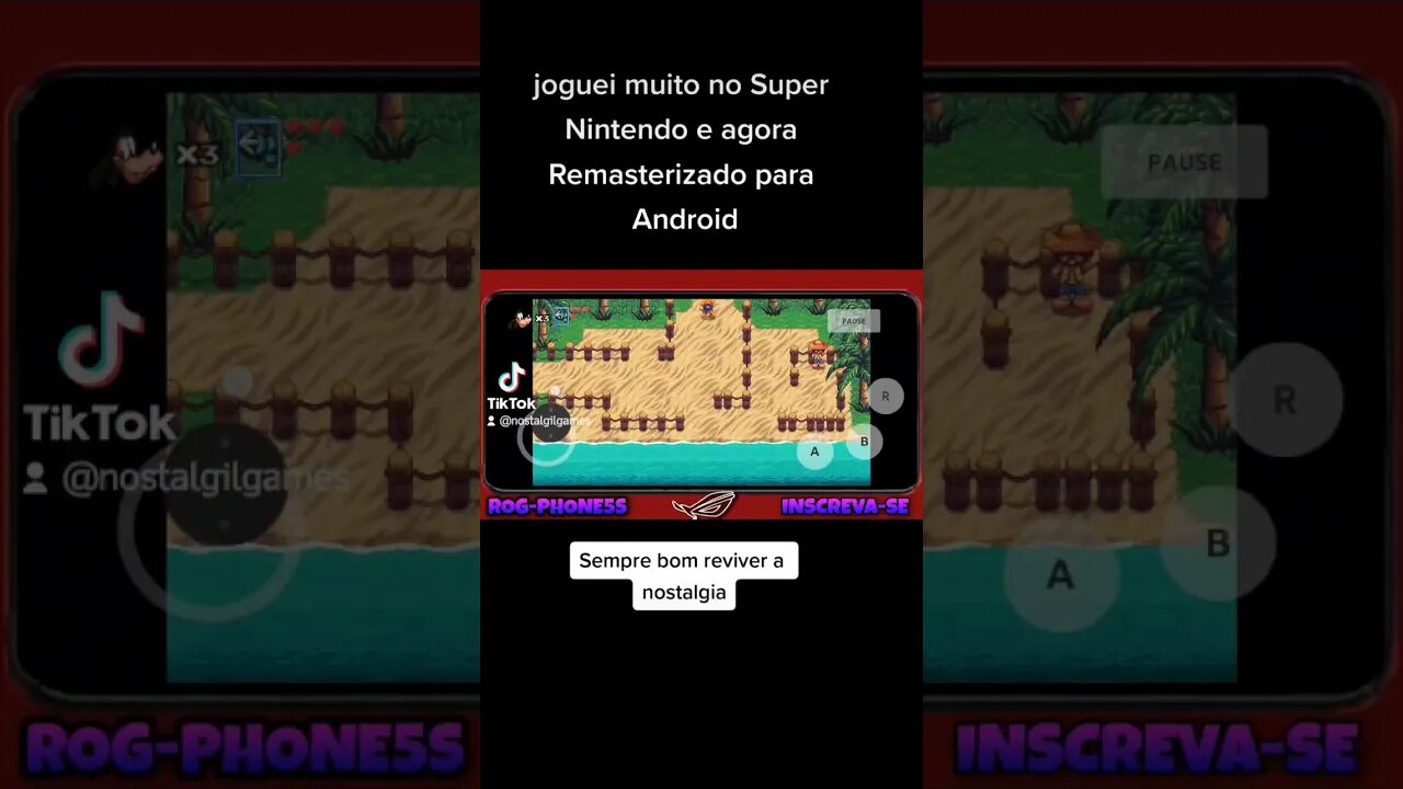 Sempre bom reviver clássicos dos vídeo game.https://youtu.be/cN6Dl2v99Uo