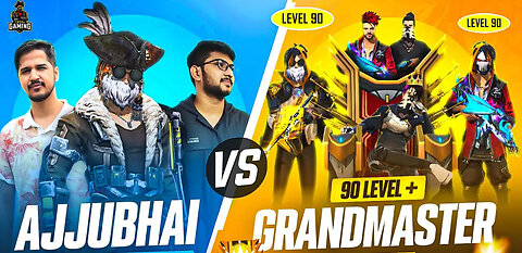 6Pro players 96level + Grandmaster players vs Ajju Bhai Amit Bhai and Munna bhai