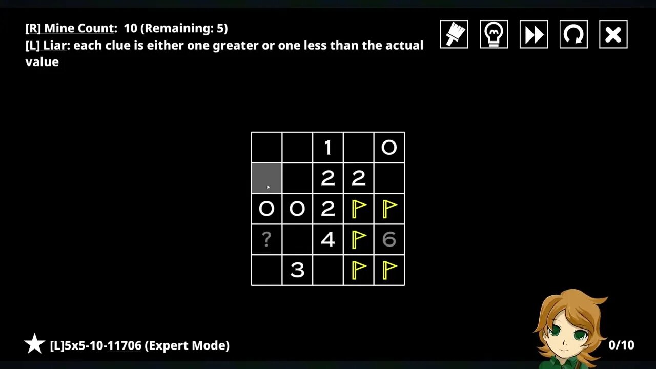 Minesweeper but The Numbers Lie To You