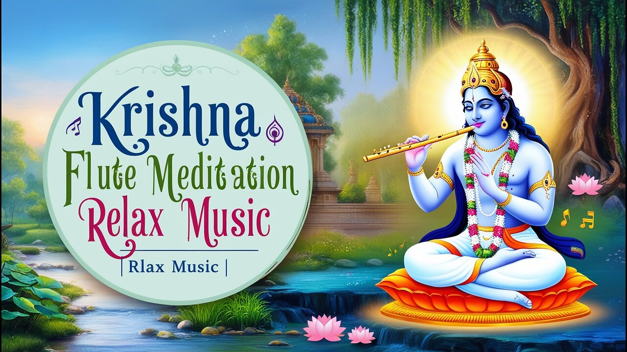 🎶 Krishna Flute Meditation | Relax Music 🌿