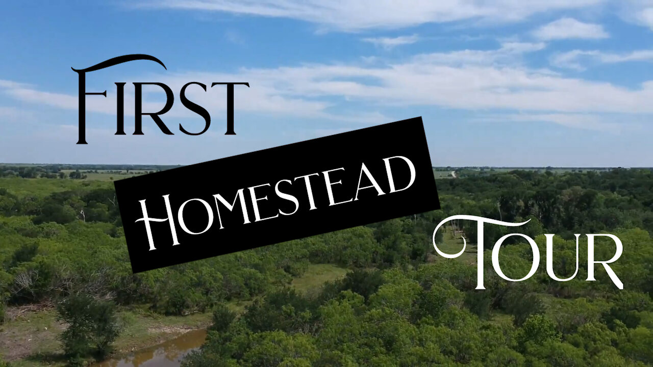 First Homestead Tour with Cool Drone Footage