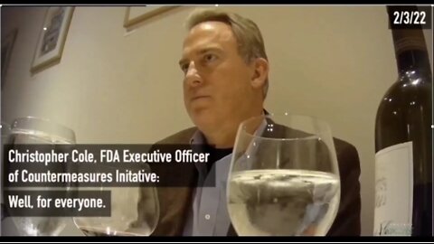 FDA Executive Officer Christopher Cole Expose!